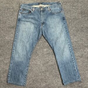Polo Ralph Lauren Varick Slim Straight Jeans Size 38x28 Blue Medium Wash Denim